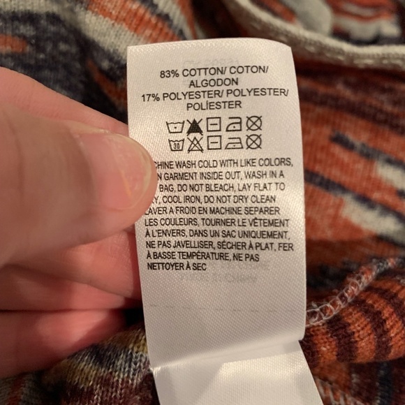 Lucky Brand Aztec Drape Cardigan Large NWT - Picture 7 of 8